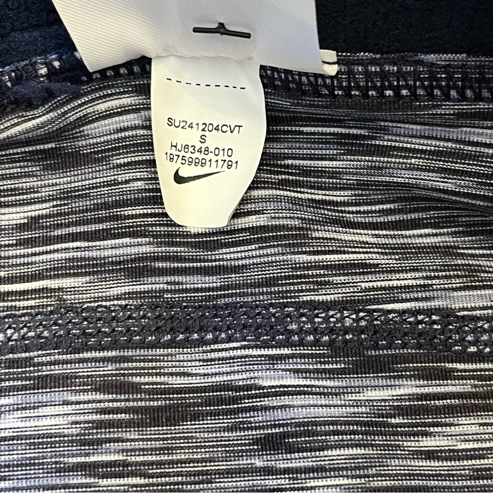 NEW Nike Pro Shorts Womens Small Blue Spacedye High Rise Training Compression - Picture 6 of 11